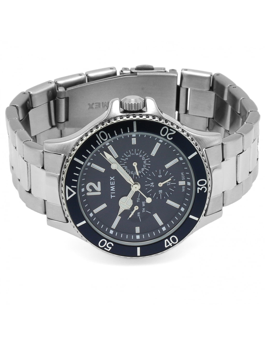 Timex Metropolitan Stainless Steel Chronograph Watch 6 of 7