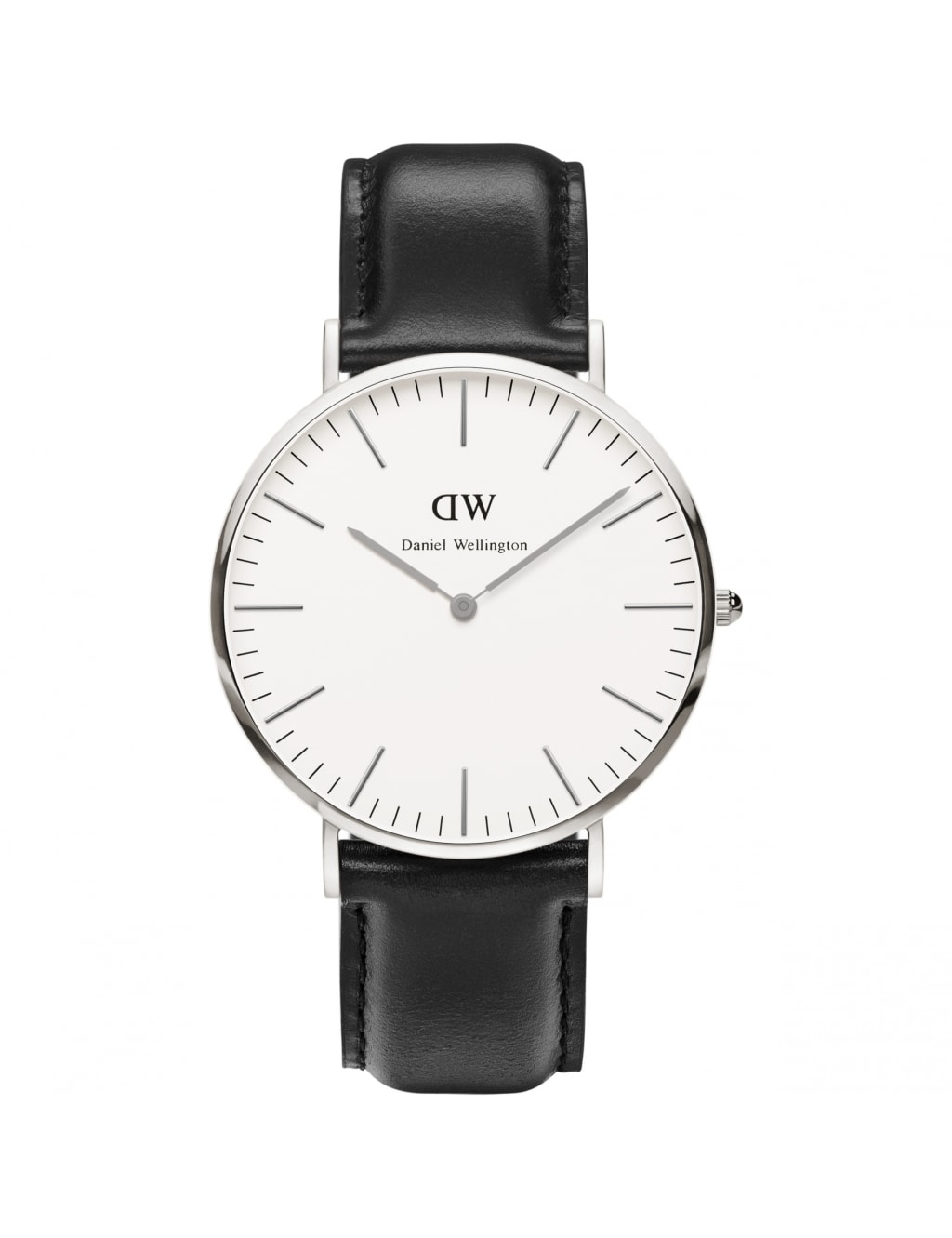 Daniel Wellington Sheffield Black Leather Watch 1 of 6