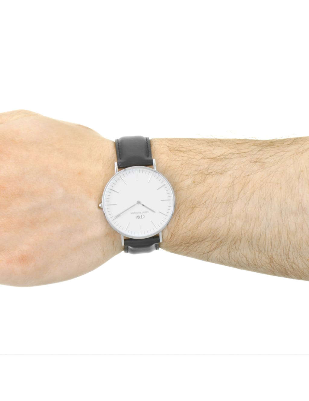 Daniel Wellington Sheffield Black Leather Watch 6 of 6