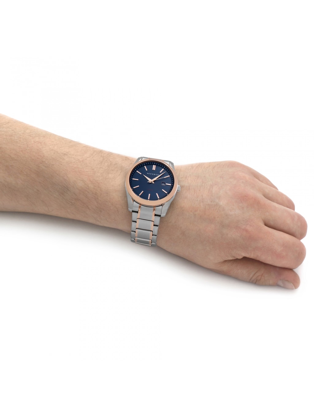 Accurist Two Tone Stainless Steel Watch 9 of 10