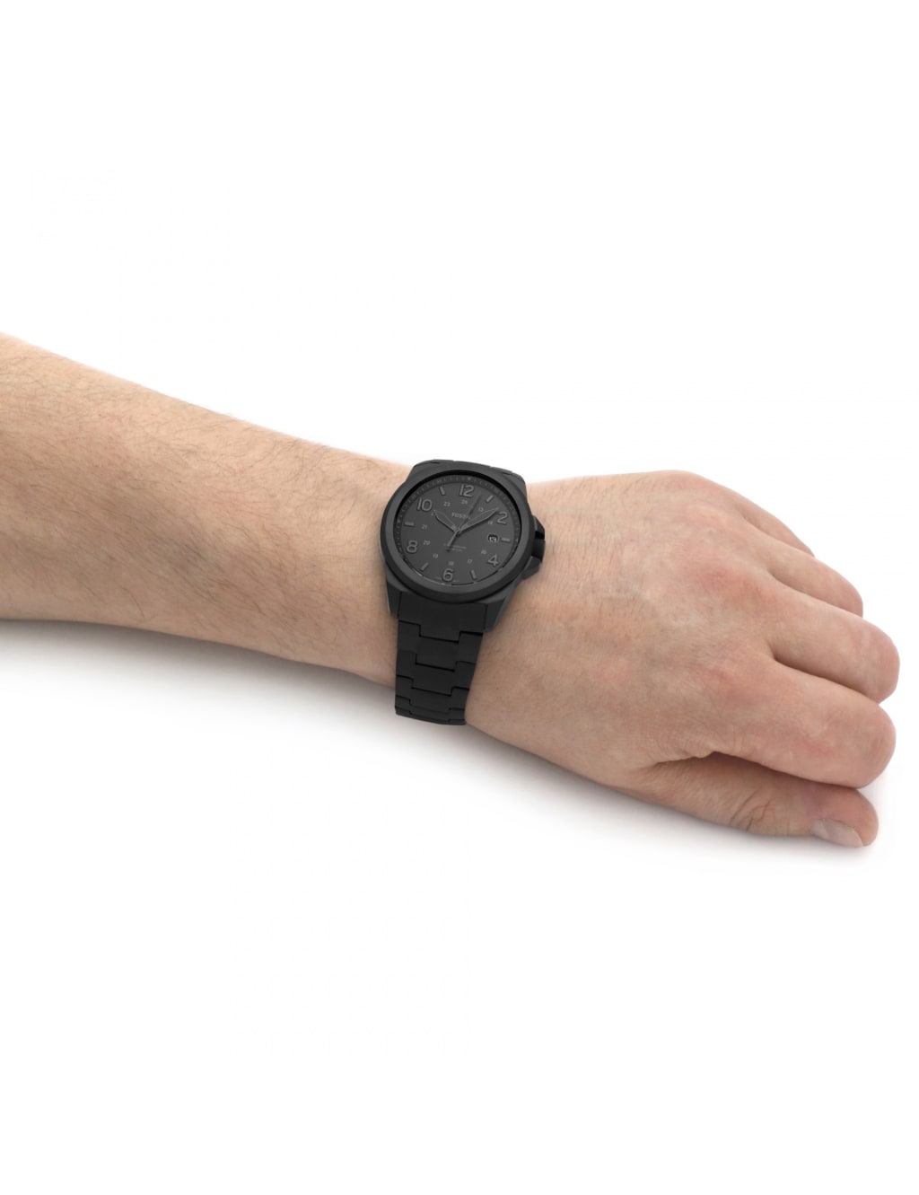 Fossil Bronson Black Stainless Steel Watch 4 of 5