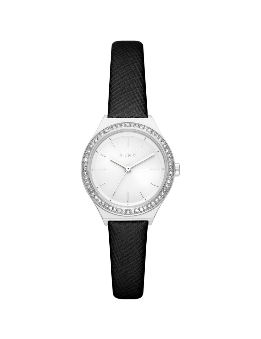 DKNY Parsons Black Leather Watch 1 of 7