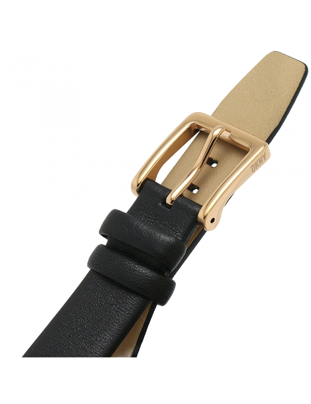 DKNY 7th Avenue Black Leather Watch 4 of 10