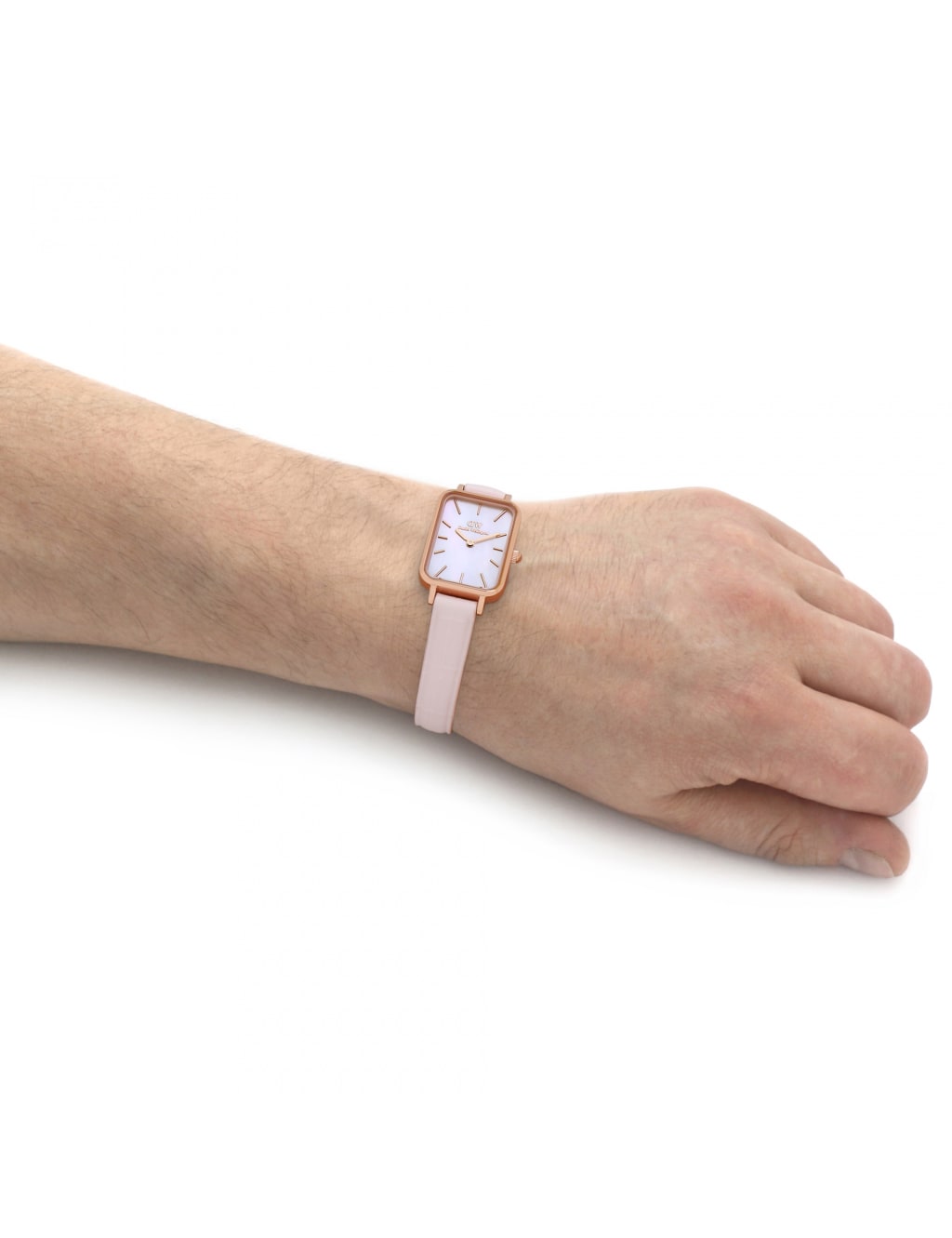 Daniel Wellington Rouge Pink Leather Watch 2 of 3