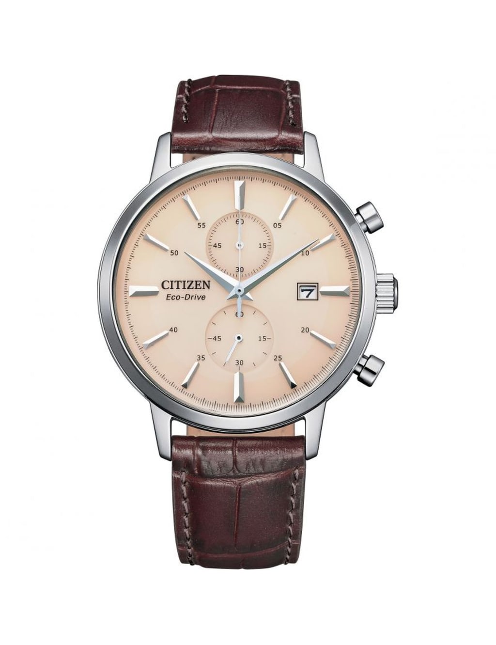 Citizen Twin Eye Leather Chronograph Watch 1 of 7