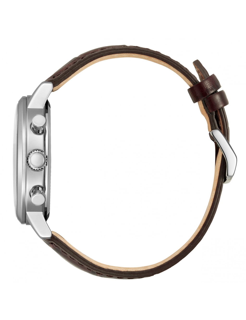 Citizen Twin Eye Leather Chronograph Watch 6 of 7