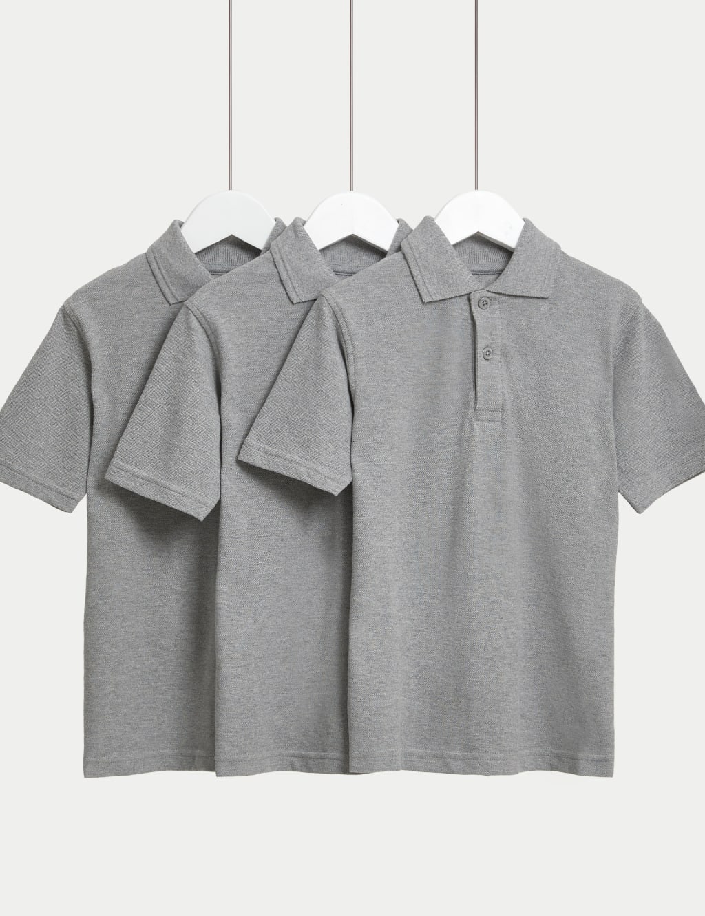Grey polo shirts for school outlet