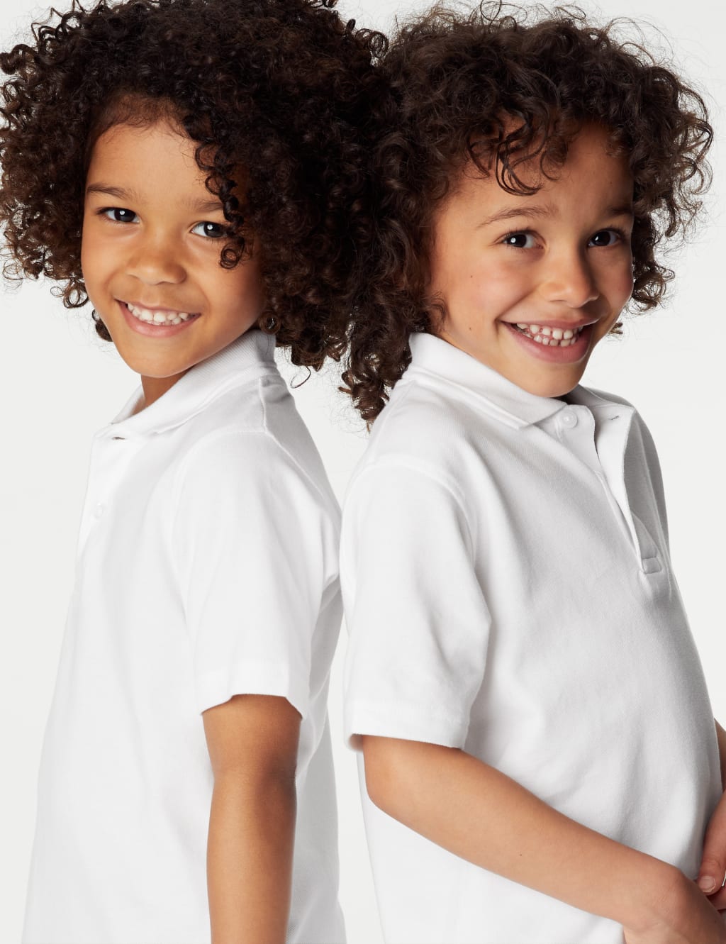 3pk Unisex Stain Resist School Polo Shirts (2-18 Yrs) 3 of 7