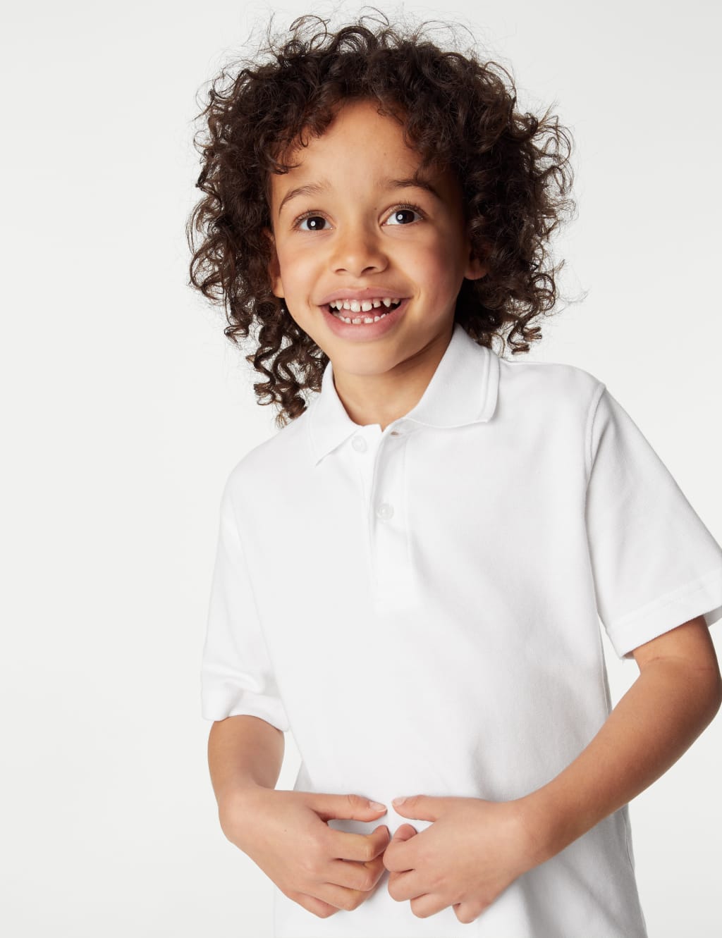 3pk Unisex Stain Resist School Polo Shirts (2-18 Yrs) 4 of 7