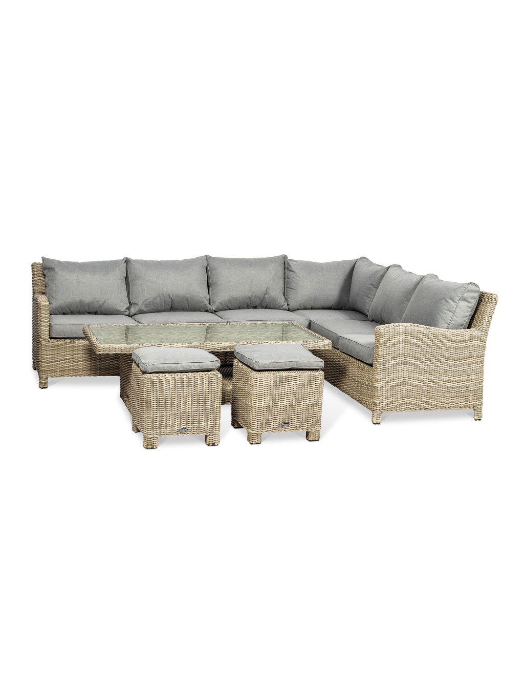 Wentworth 8 Seater Garden Corner Sofa Set 2 of 3