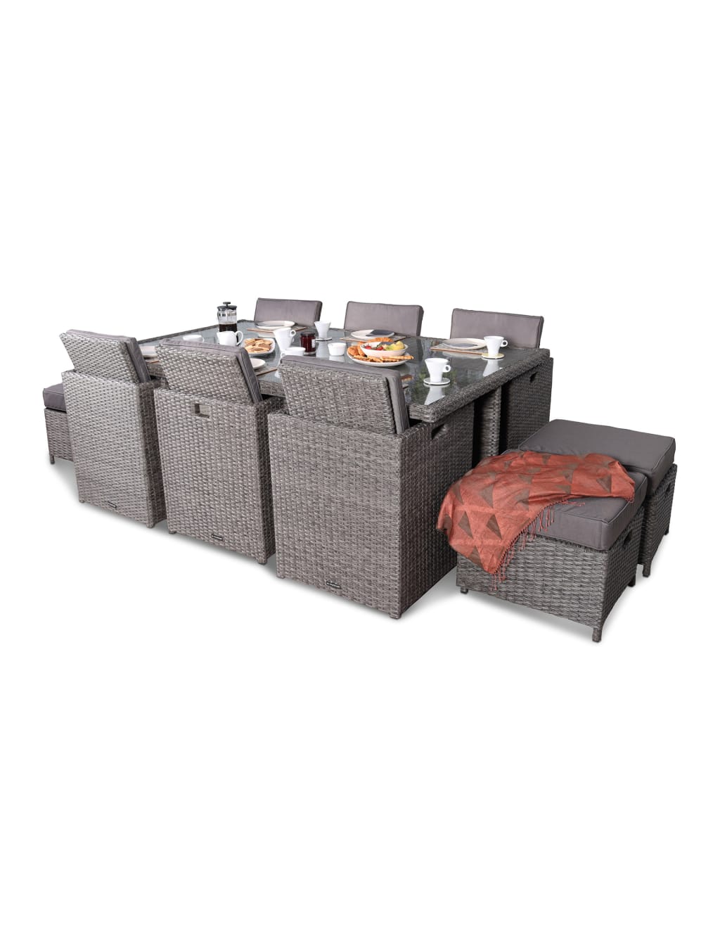 Paris 10 Seater Garden Dining Set 5 of 6