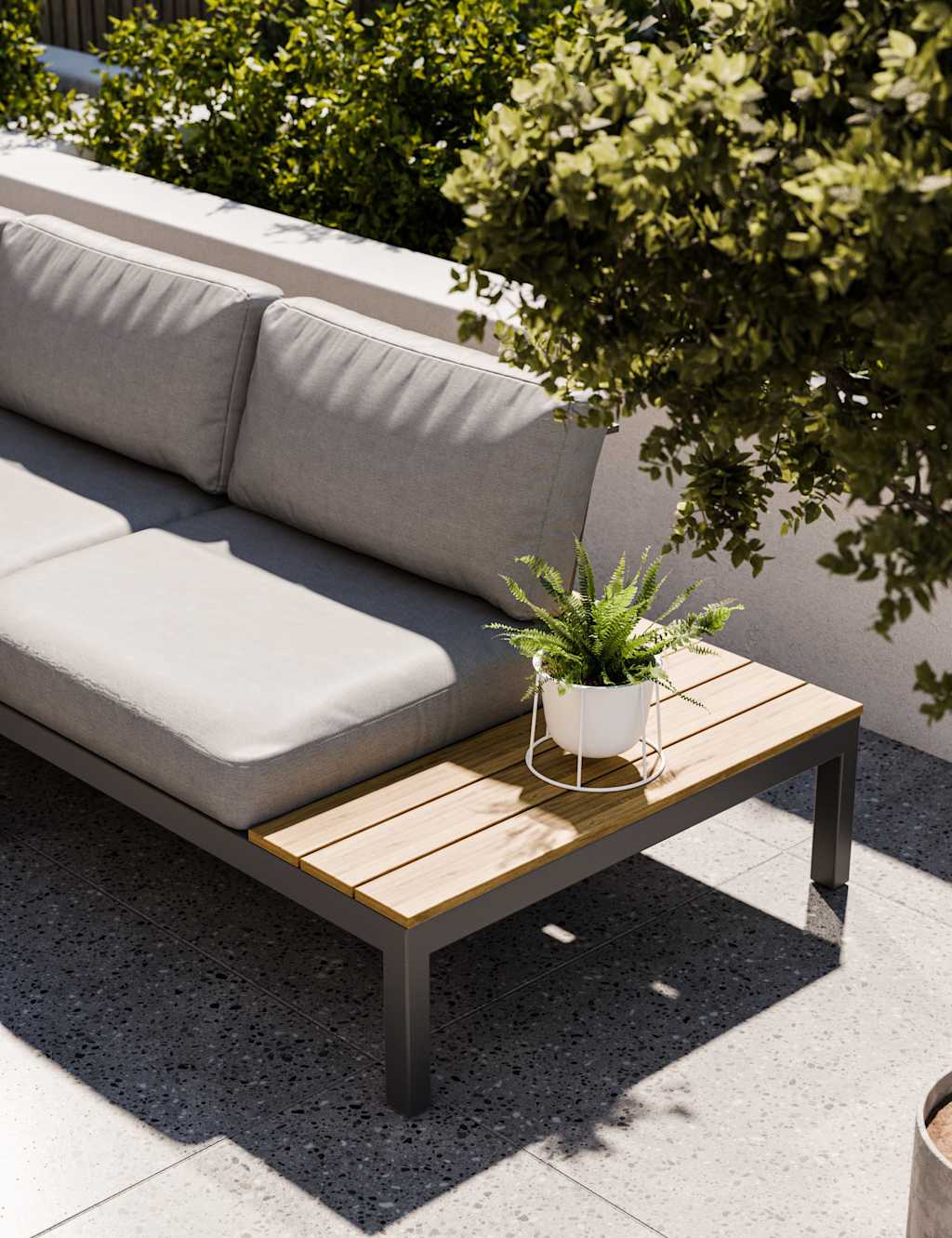 Aspen 6 Seater Garden Corner Lounge Set 3 of 17