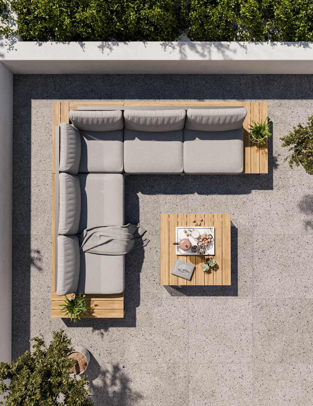Aspen 5 Seater Garden Corner Lounge Set 6 of 16