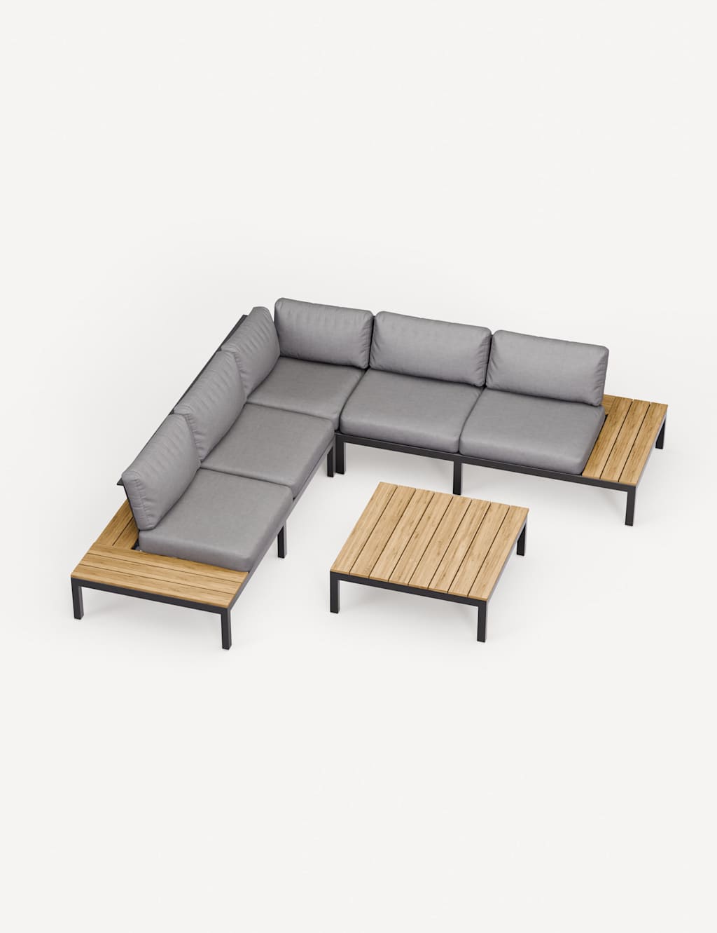 Aspen 5 Seater Garden Corner Lounge Set 9 of 16