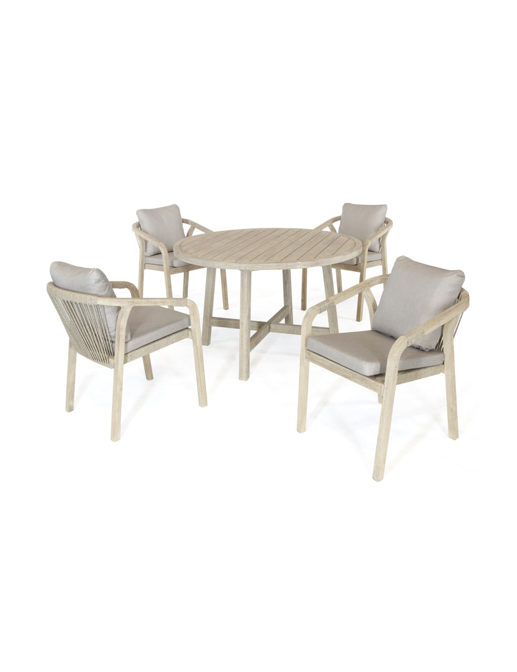 Cora 4 Seater Garden Dining Table & Chairs 2 of 3
