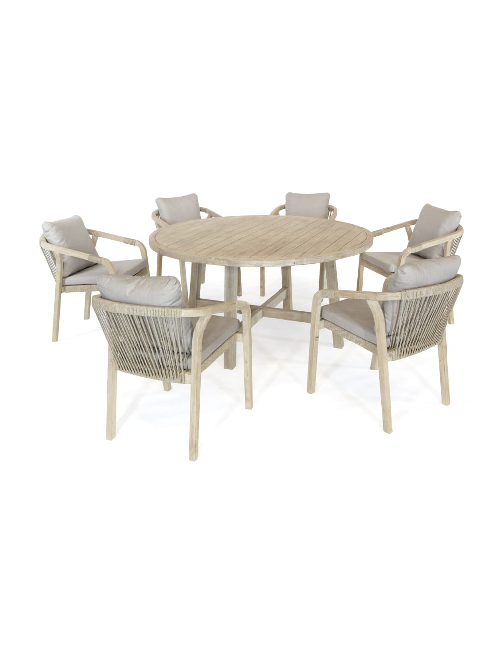 Cora 6 Seater Garden Dining Table & Chairs 2 of 2