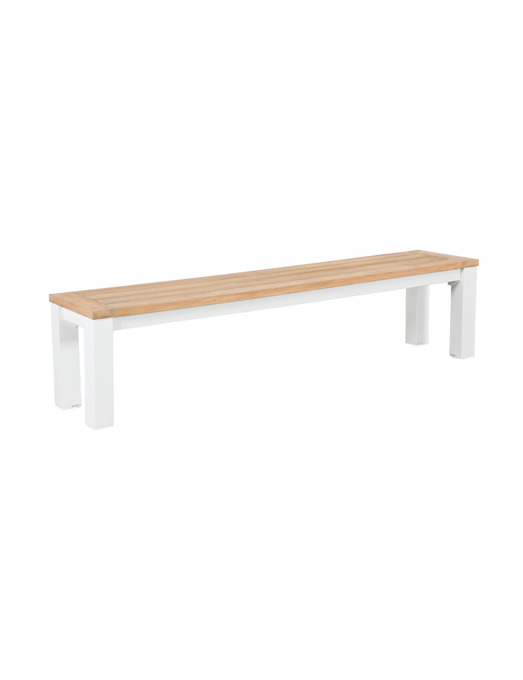 Elba 6 Seater Garden Dining Set With Bench 4 of 6