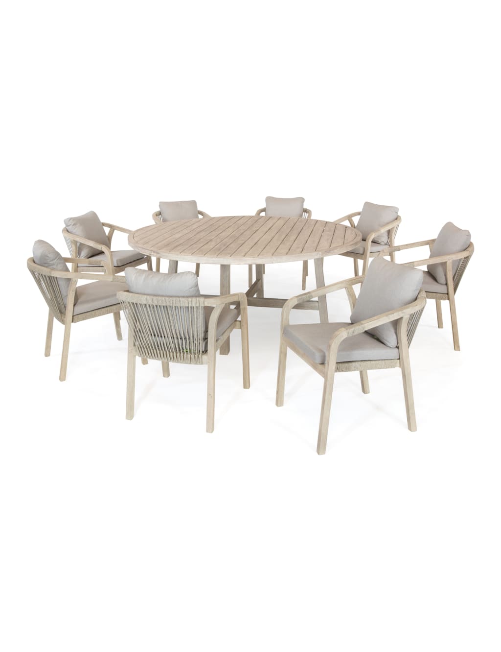 Cora 8 Seater Garden Dining Table & Chairs 2 of 3