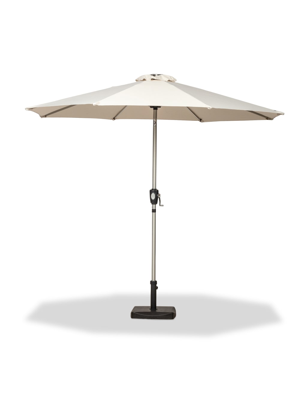 Crank and Tilt LED Strip Parasol 4 of 8