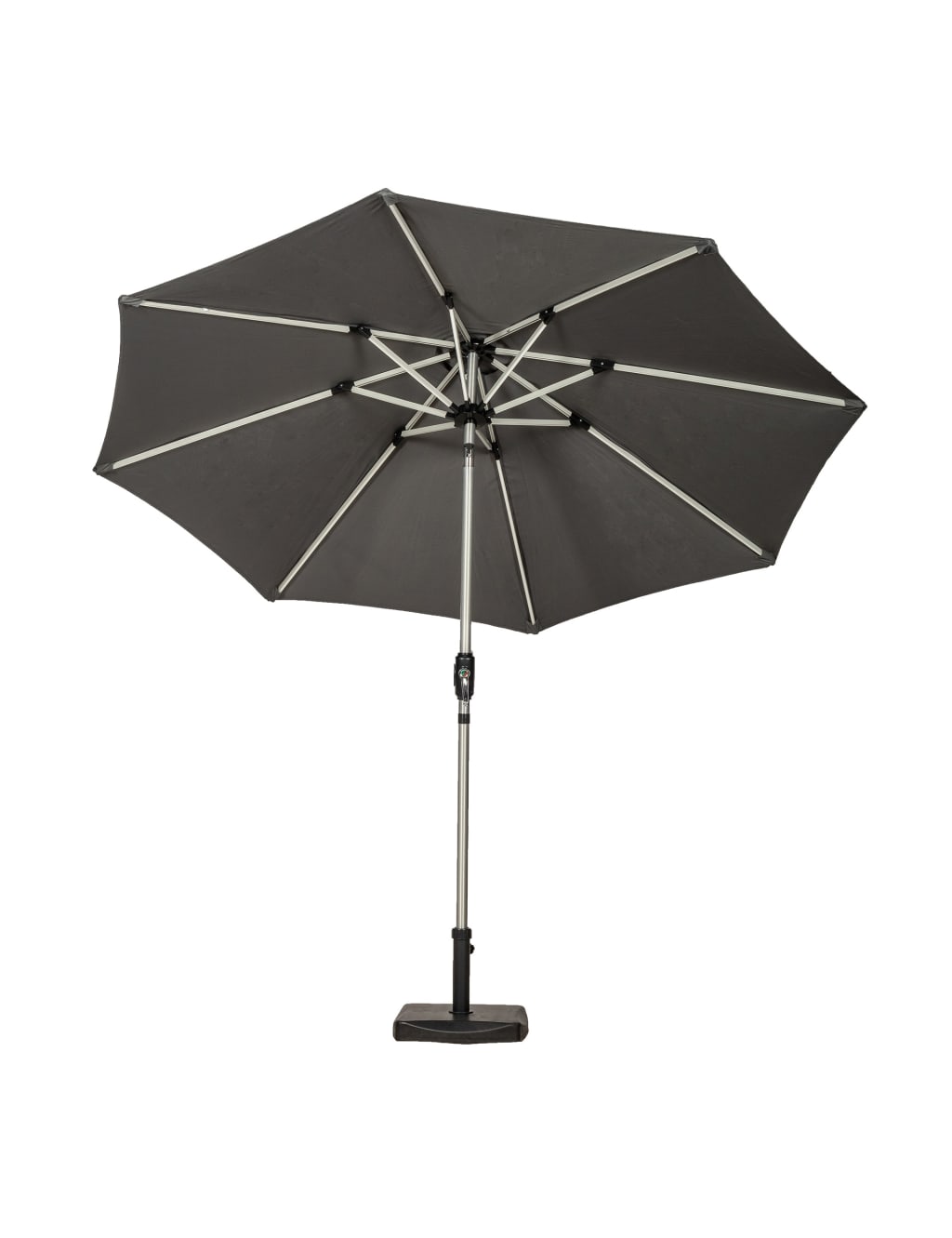 Crank and Tilt LED Strip Parasol 7 of 8