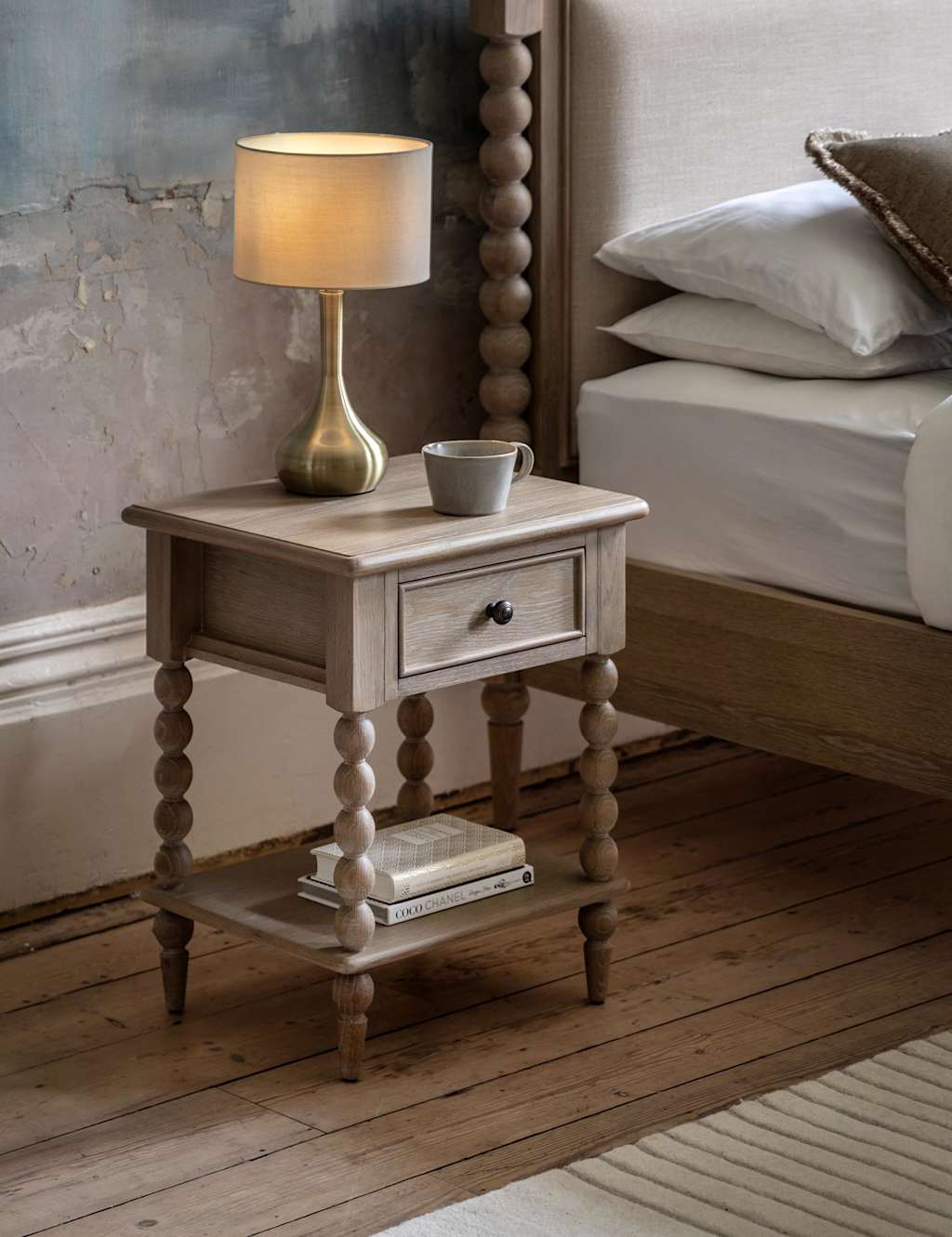 Artisan 1 Drawer Bedside Table 3 of 6