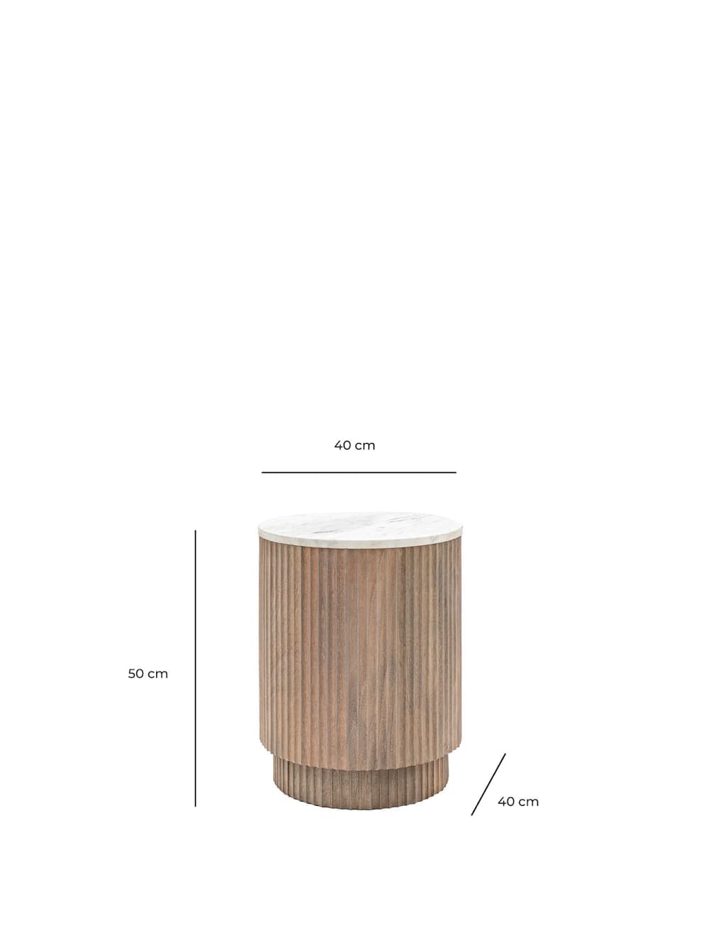 Marmo Round Side Table 2 of 2