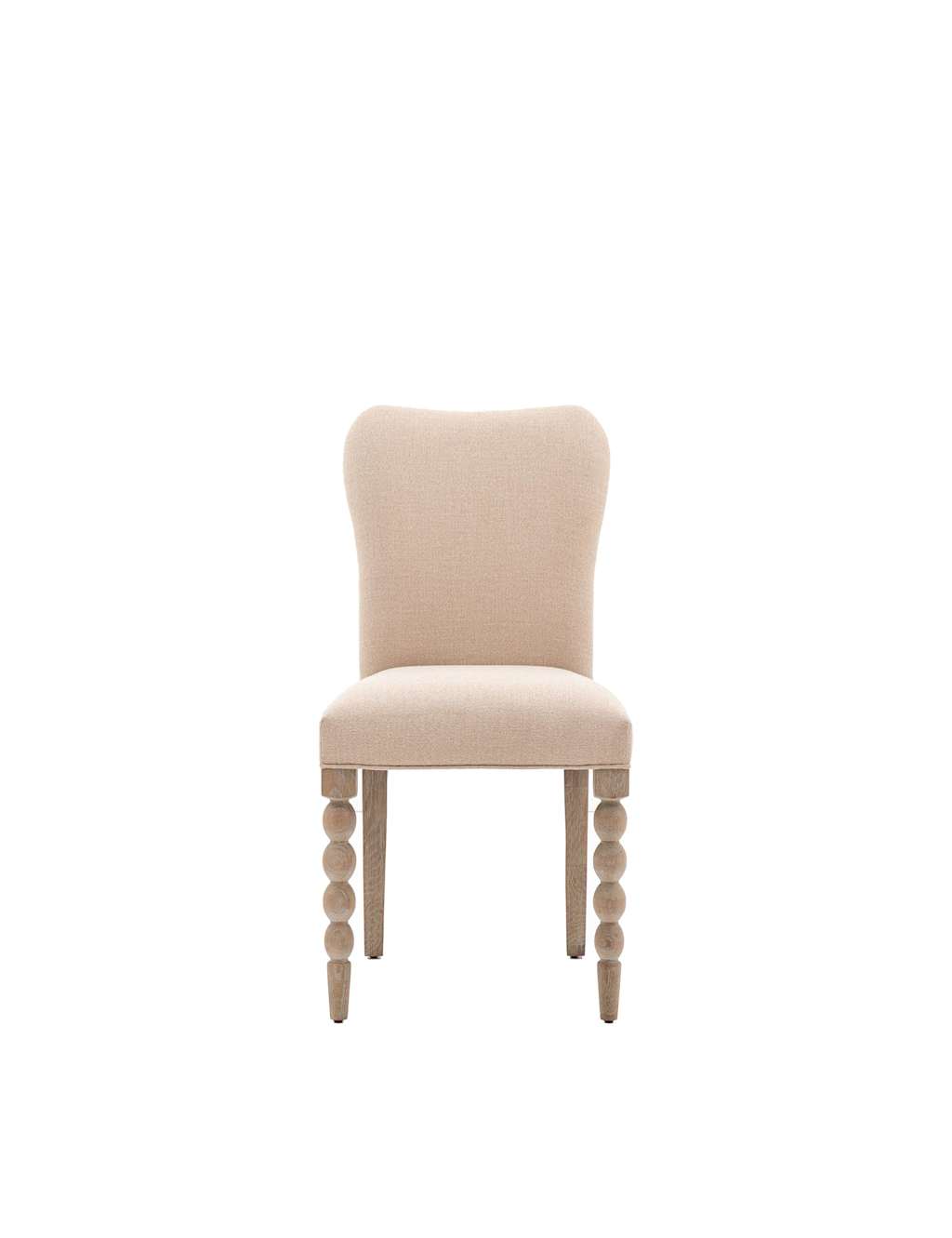 Set of 2 Artisan Fabric Dining Chairs 2 of 4