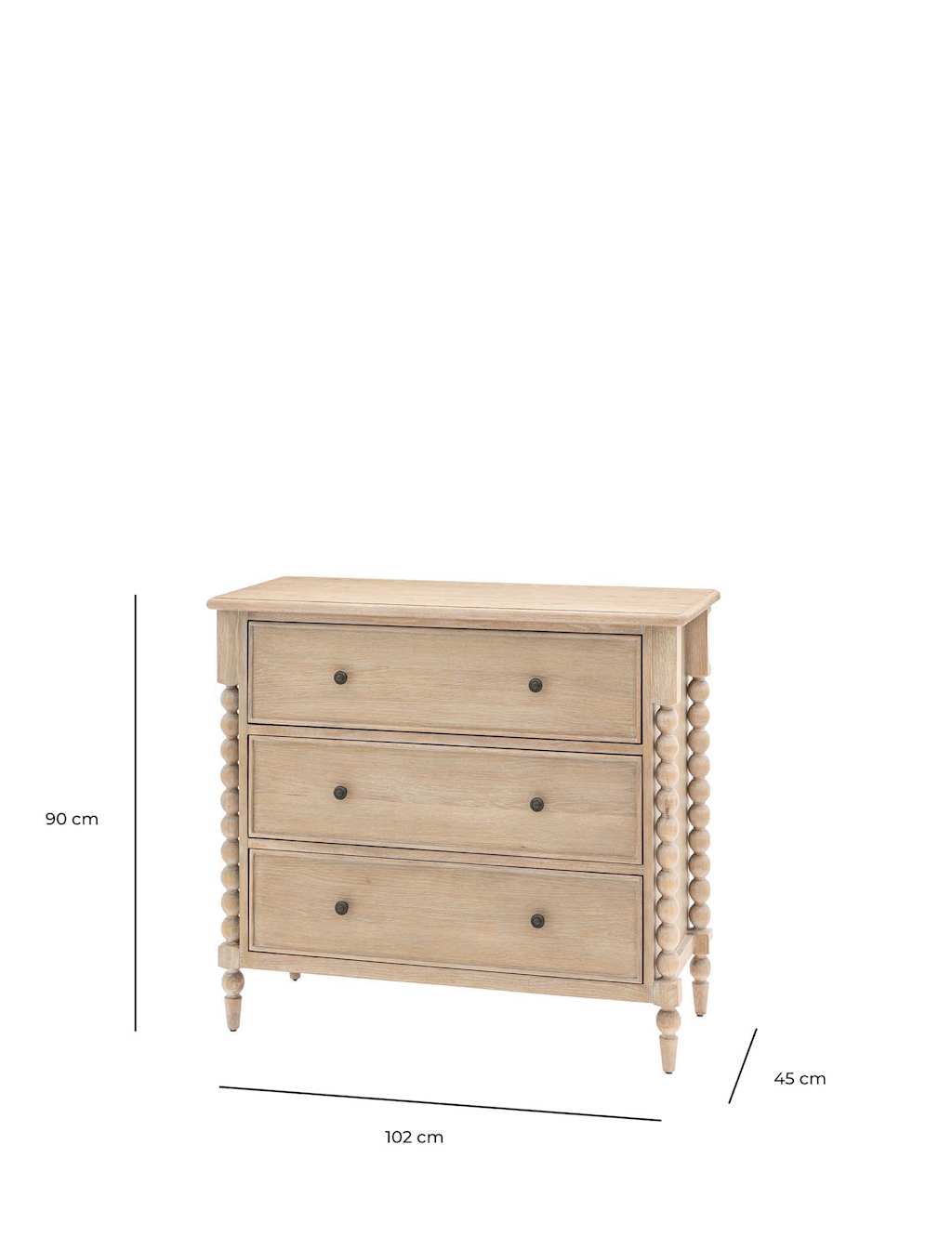 Artisan 3 Drawer Chest 5 of 5