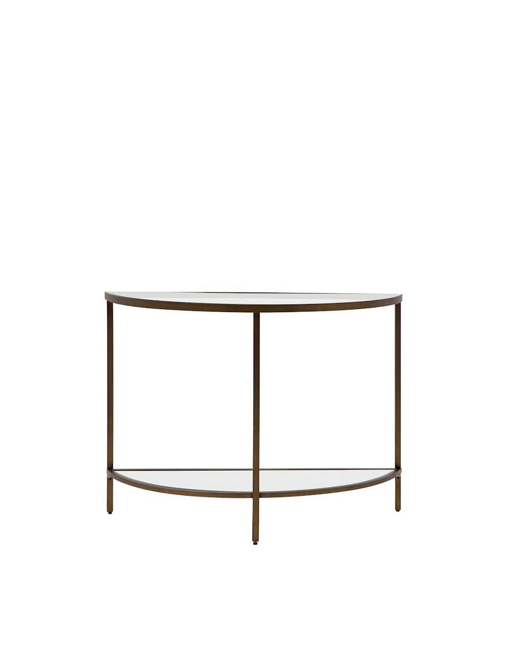 Hudson Metal & Glass Console Table 2 of 3