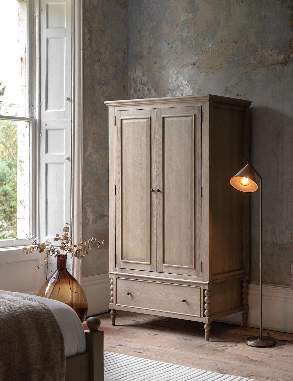 Artisan 1 Drawer Double Wardrobe 3 of 7