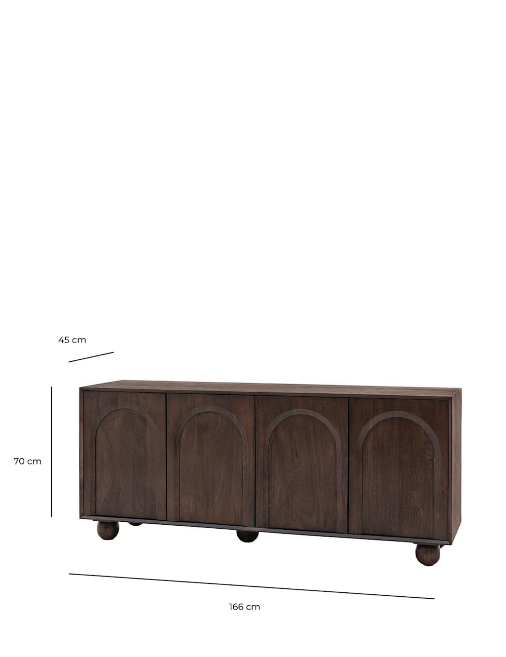 Arc 4 Door Sideboard 6 of 6