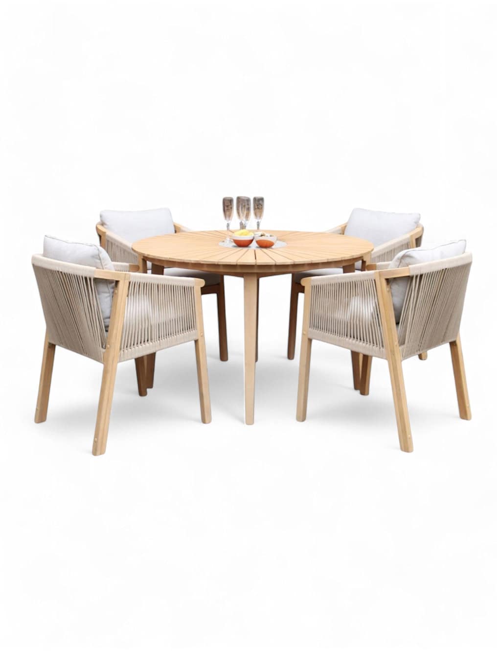 Roma 4 Seater Dining Set 2 of 7