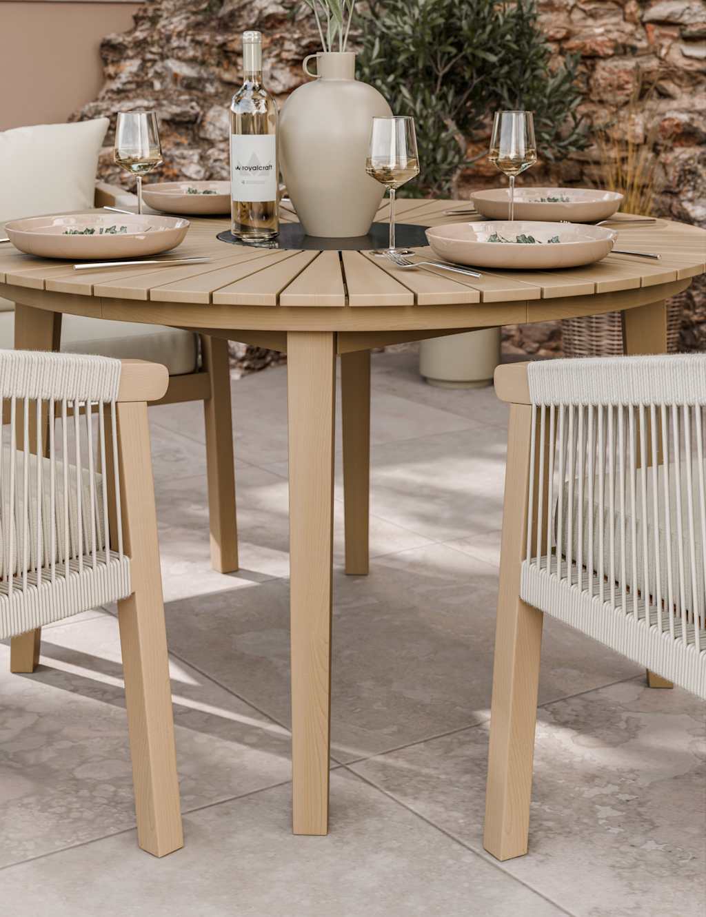 Roma 4 Seater Dining Set 3 of 7