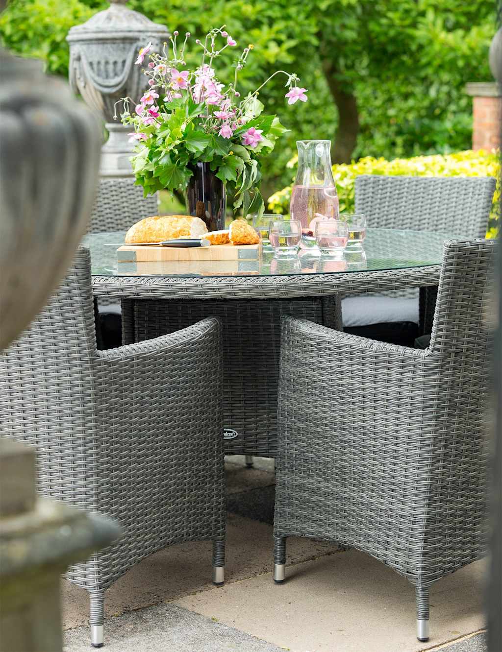 Paris 4 Seater Dining Set 3 of 8