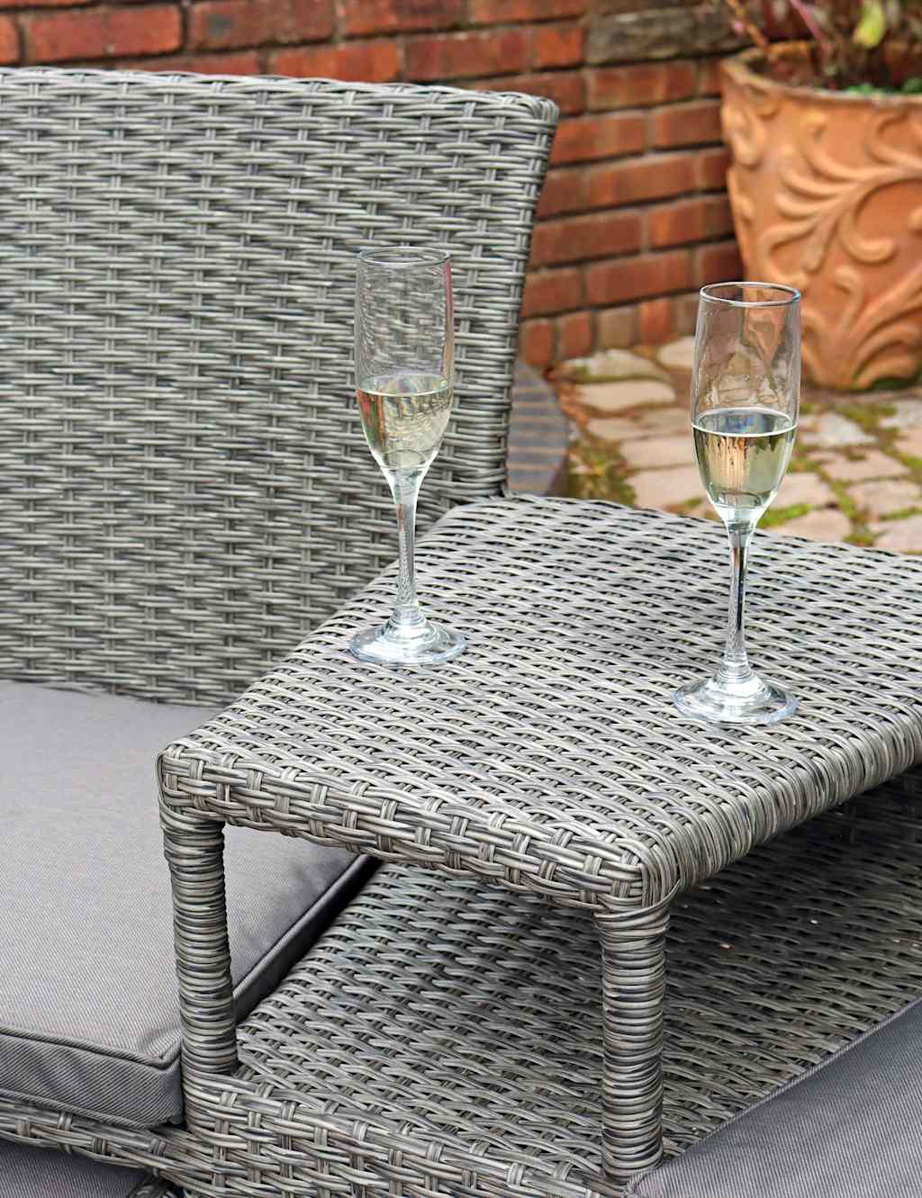 Paris Companion Chairs With Table 3 of 3