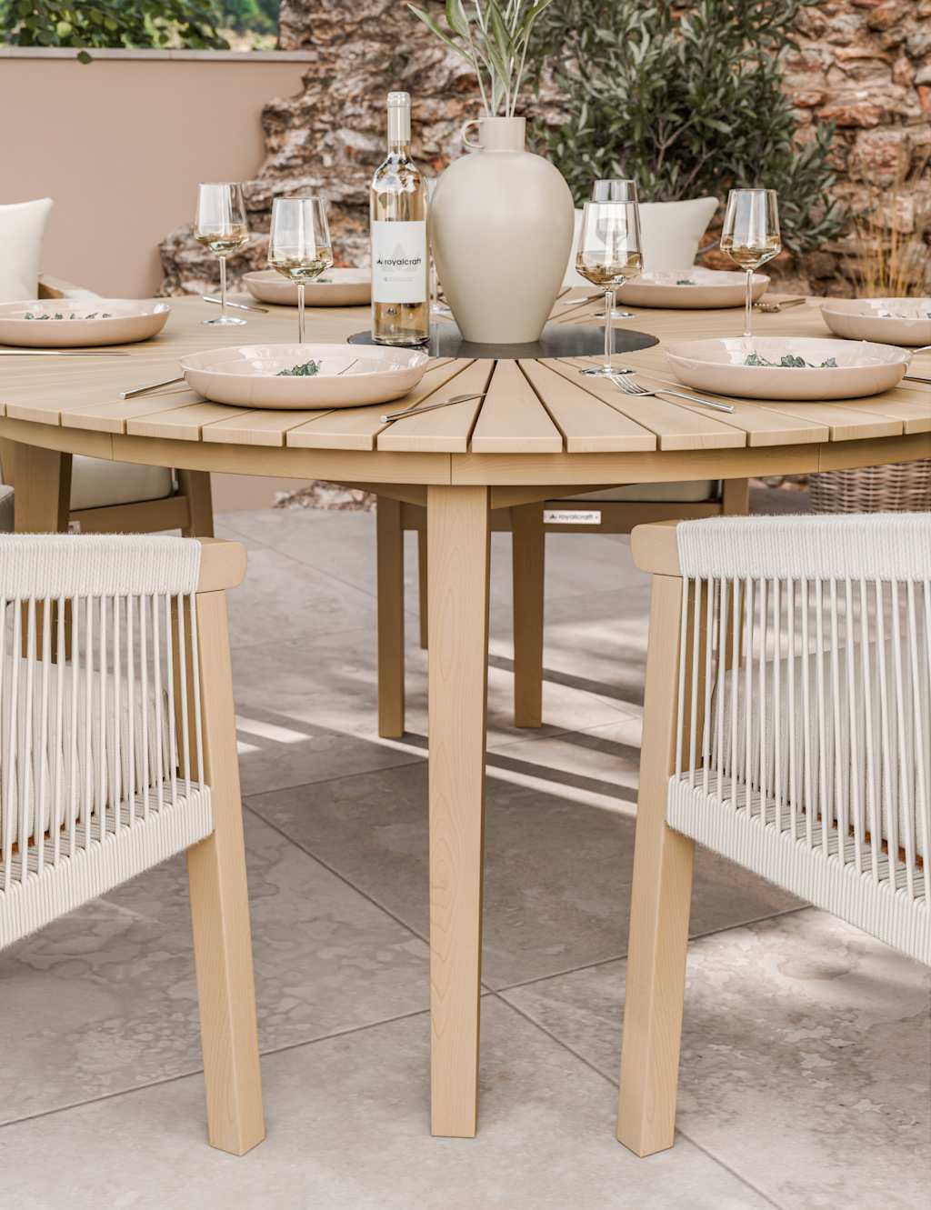 Roma 6 Seater Garden Table and Chairs 3 of 7