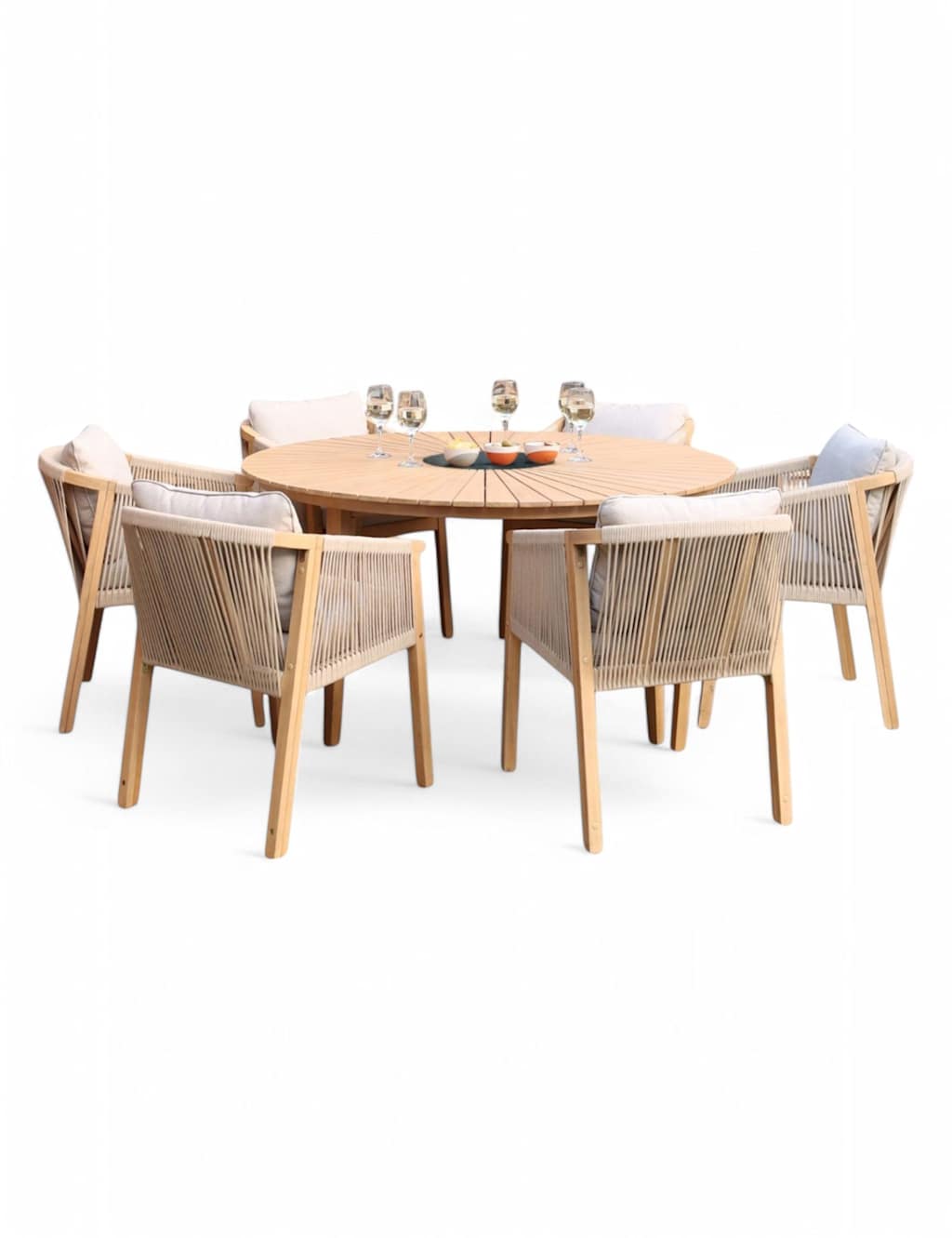 Roma 6 Seater Garden Table and Chairs 2 of 7