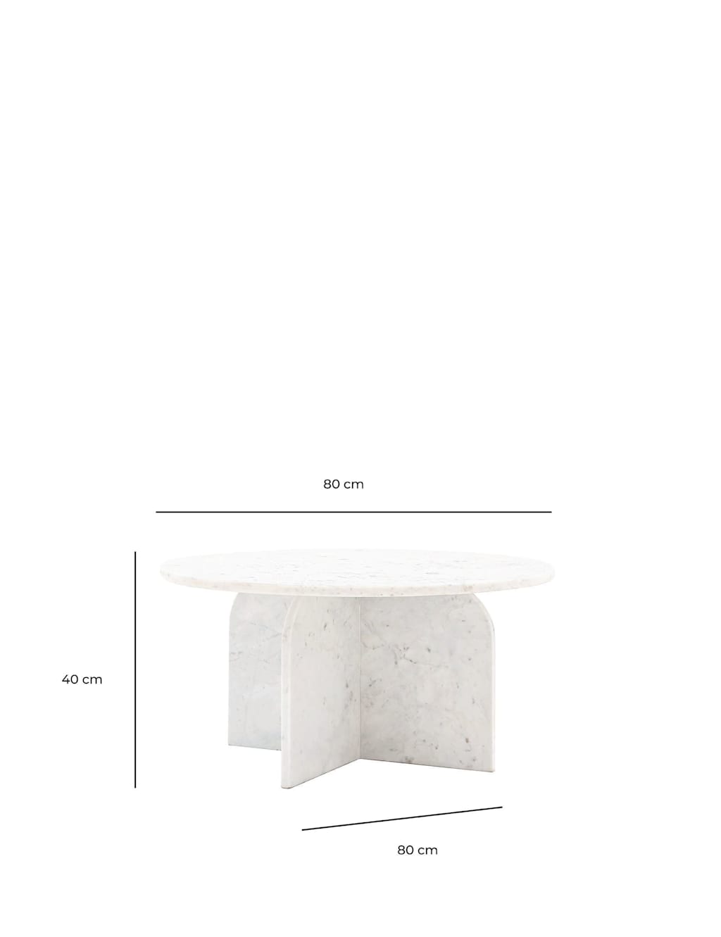 Amalfi Marble Coffee Table 3 of 7