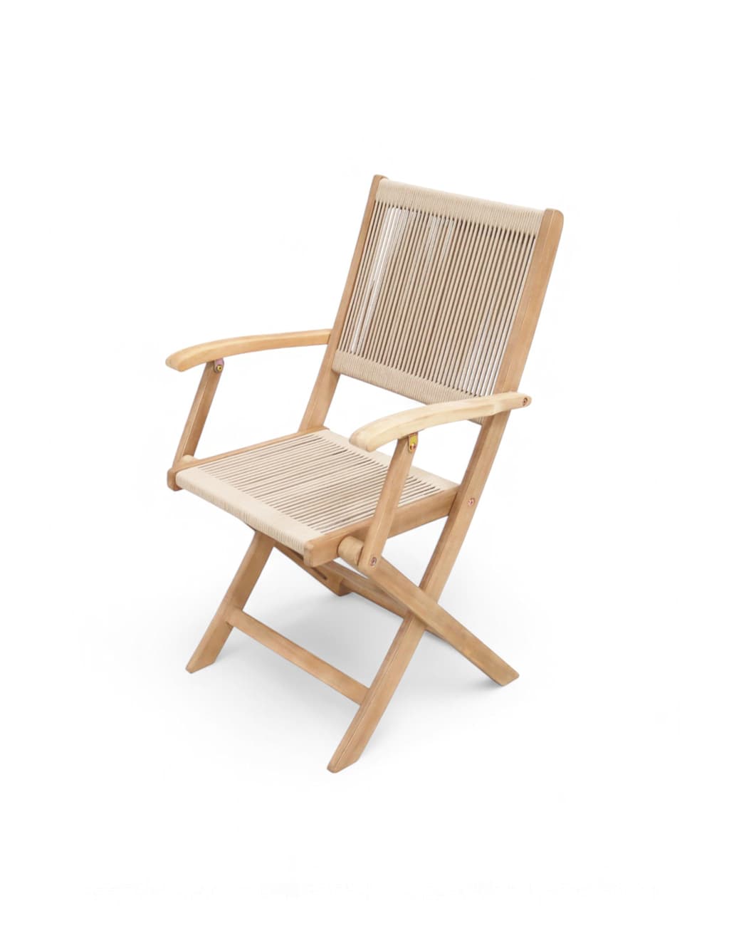 London 2 Seater Rope Bistro Folding Set 3 of 4