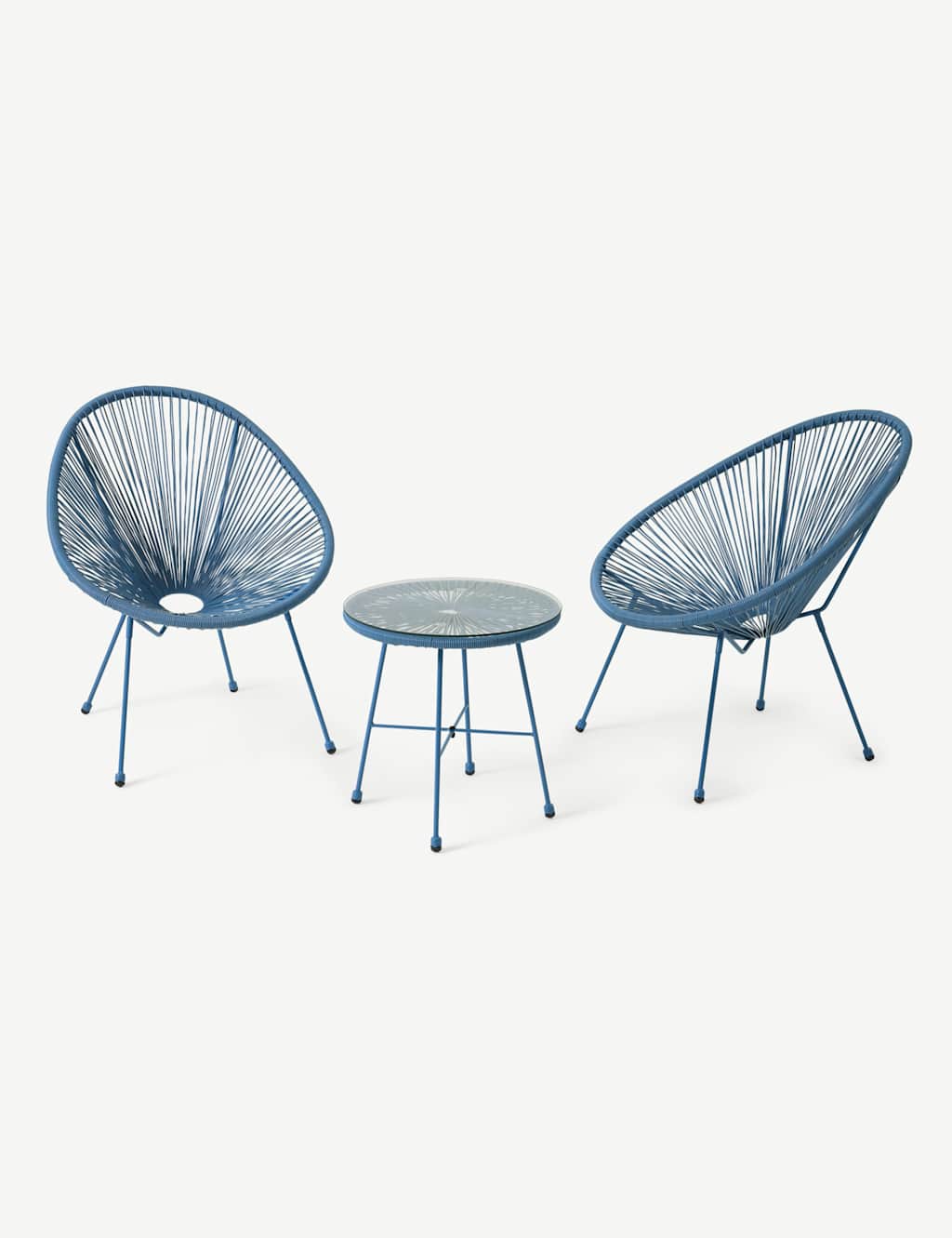 Monaco Rattan Bistro Table and 2 Chairs 2 of 7