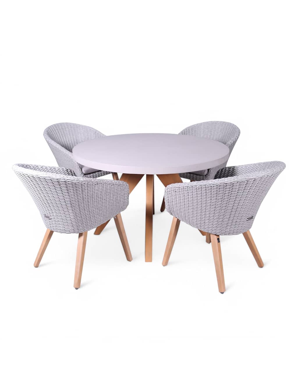Luna 4 Seater Dining Set 2 of 7