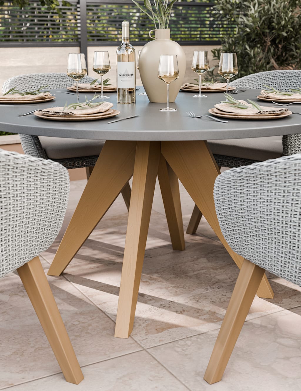 Luna 6 Seater Dining Set 4 of 7