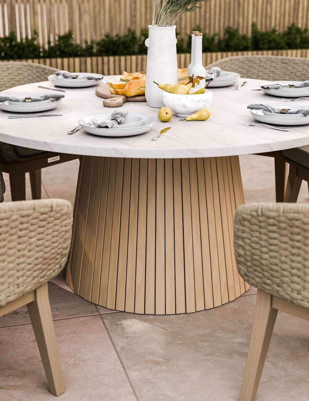 Saturn 6 Seater Dining Set 3 of 7