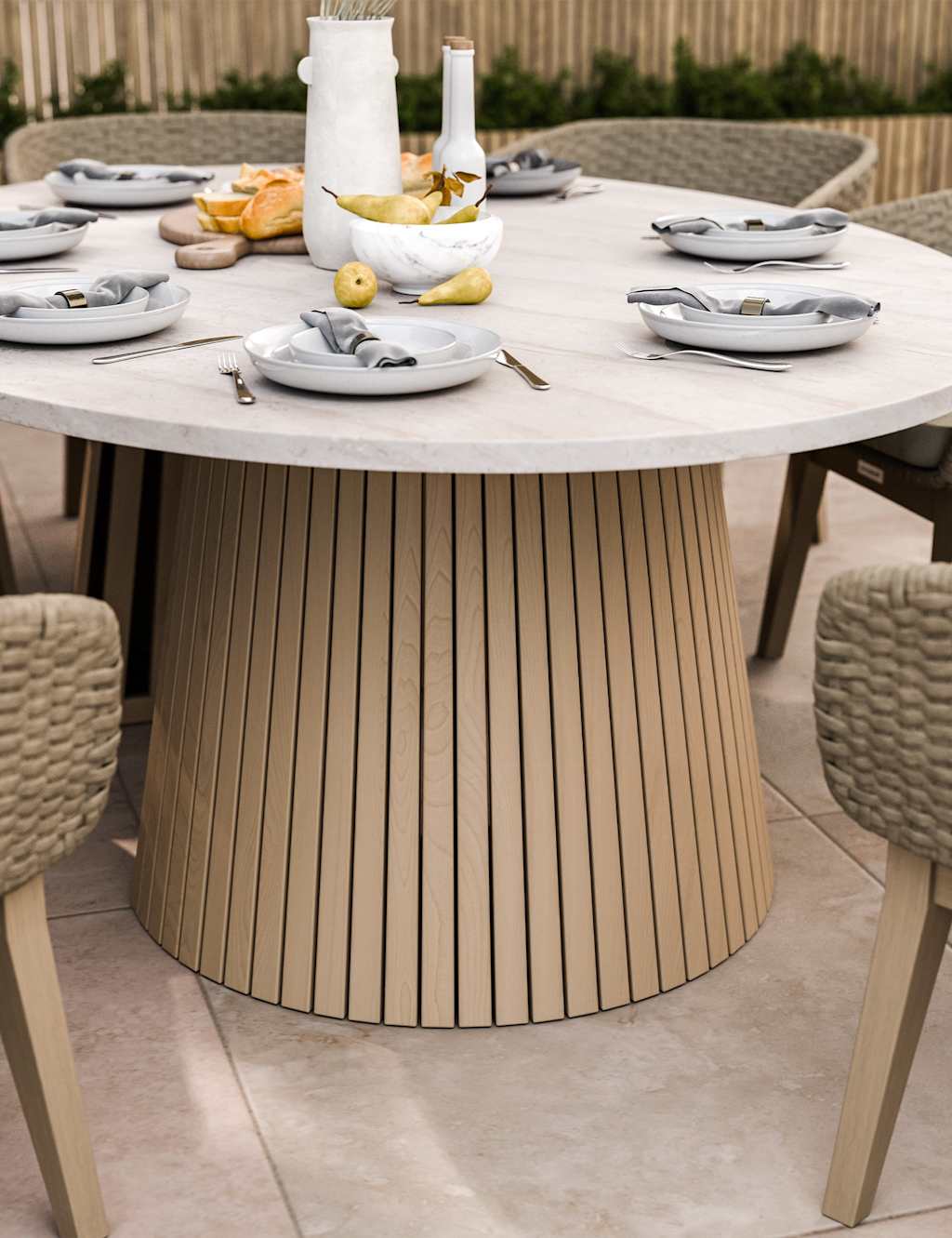 Saturn 8 Seater Dining Set 4 of 7