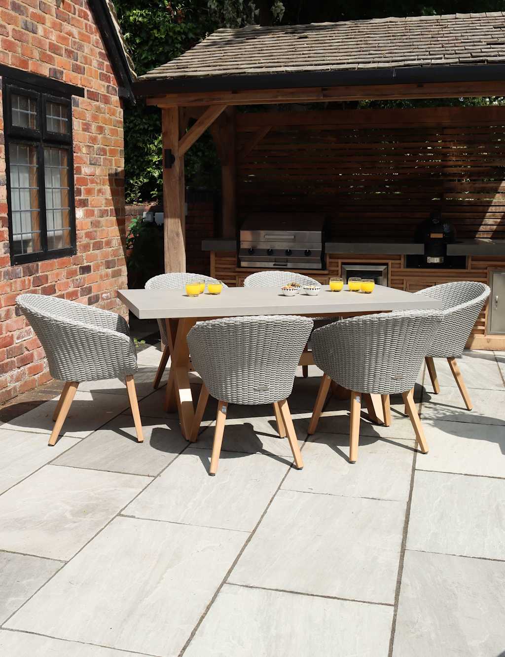Luna 6 Seater Dining Set 3 of 12