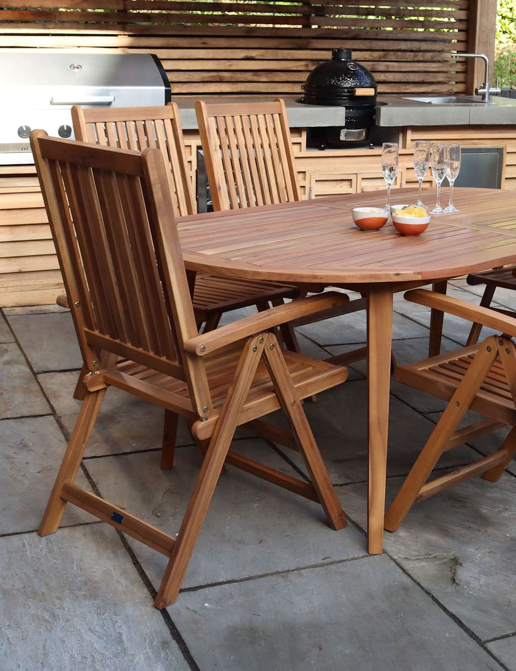 Ellipse Manhattan 6 Seater Dining Set 3 of 8