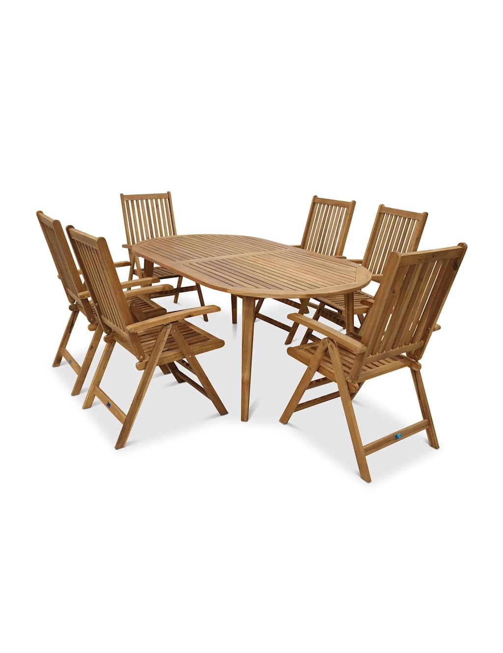 Ellipse Manhattan 6 Seater Dining Set 2 of 8