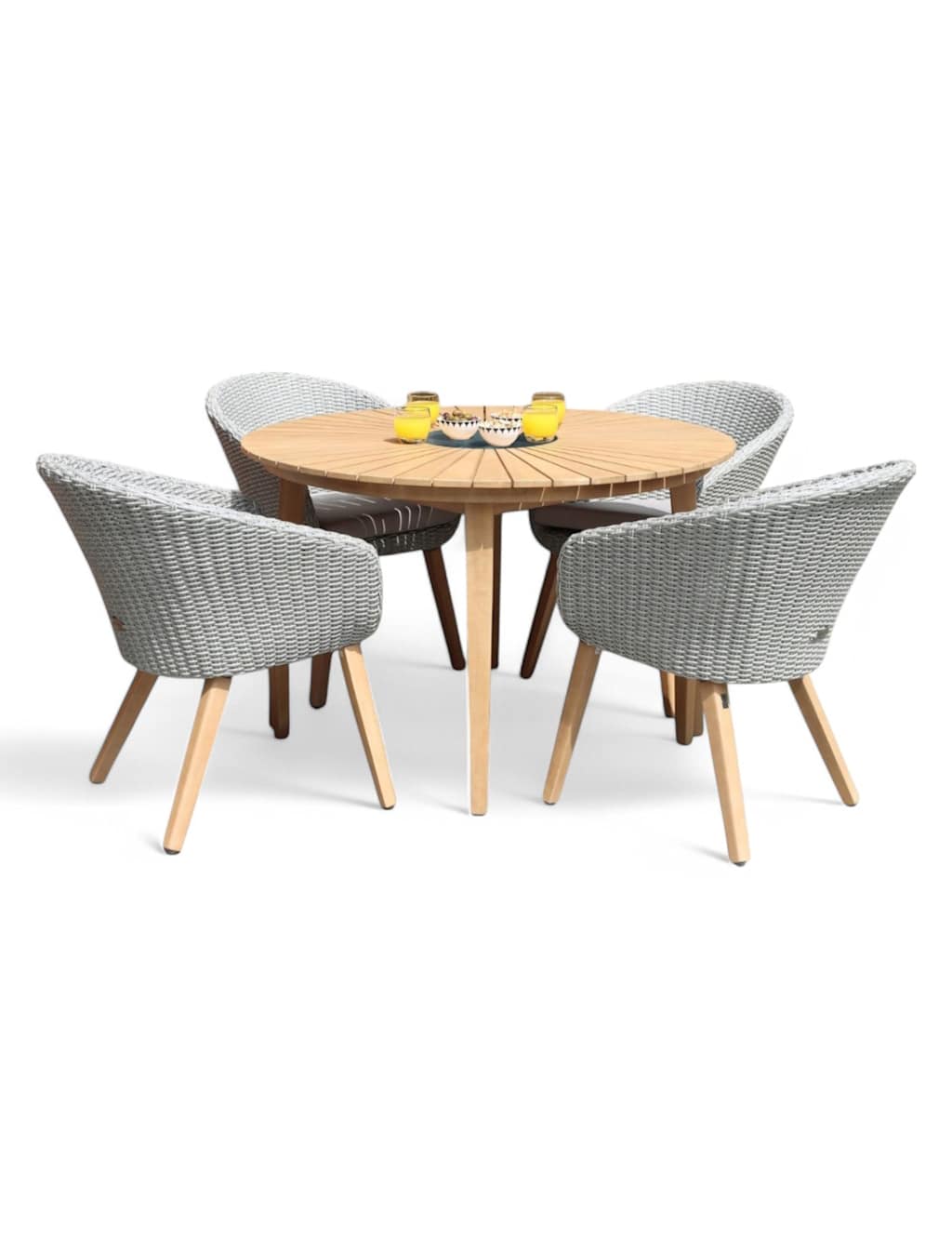 Roma 6 Seater Round Dining Set 2 of 10