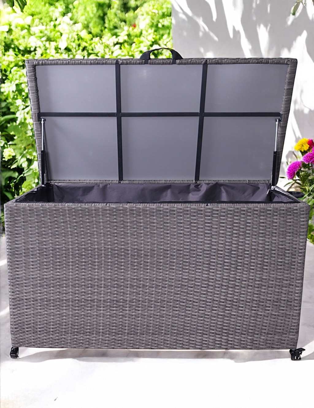 Rattan Outdoor Cushion Storage Box 826L 2 of 4