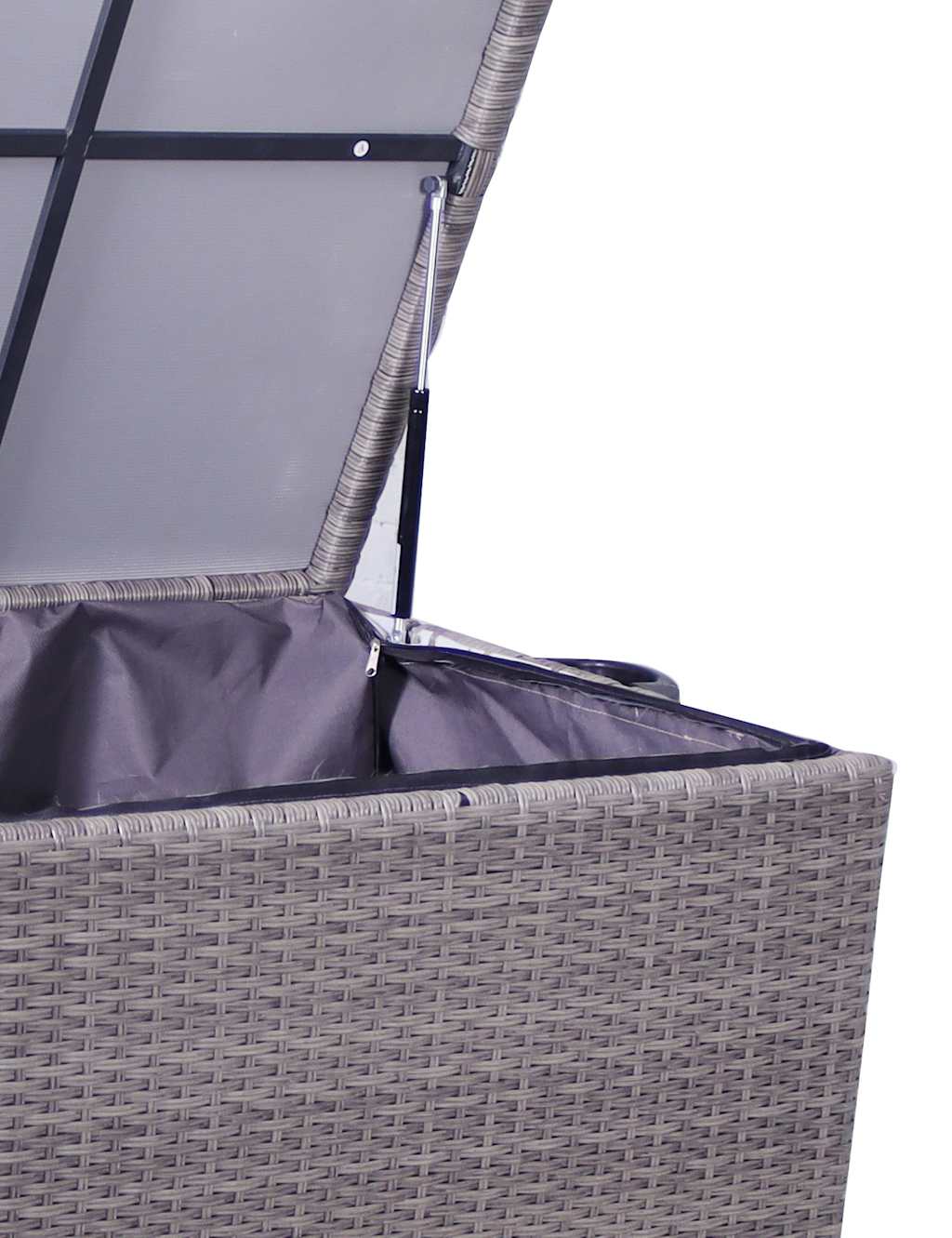 Rattan Outdoor Cushion Storage Box 826L 3 of 4